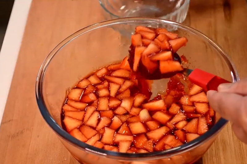 Gelatina de Cereja e Maçã