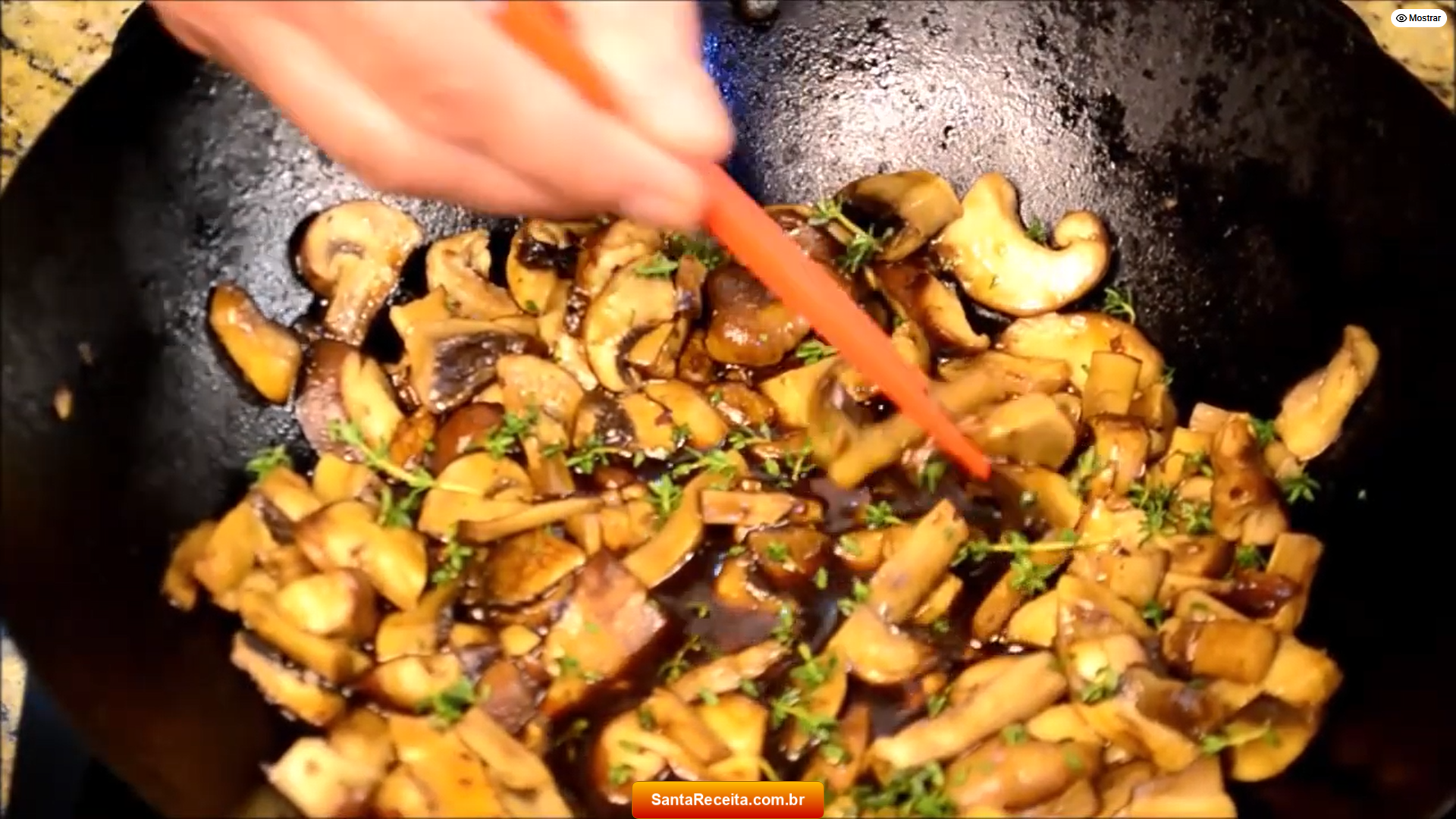 cogumelo-com-molho-teriyaki
