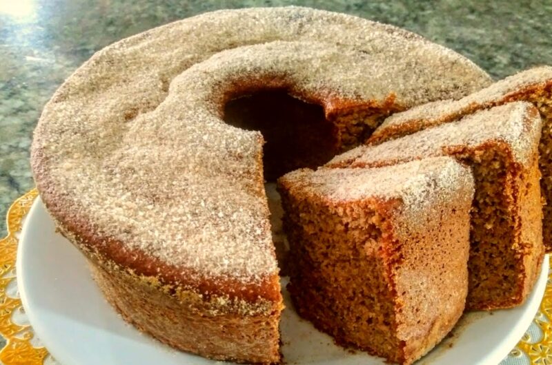 Bolo Integral de Banana com Canela