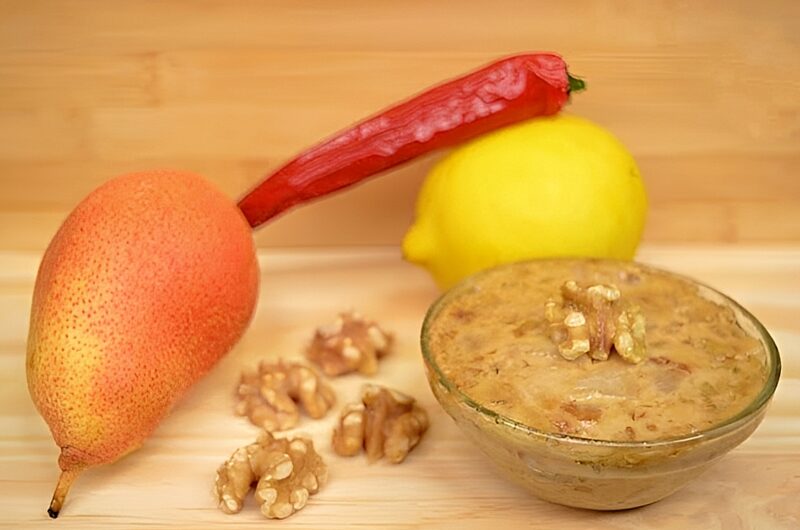 Patê de Pera com Gorgonzola e Nozes