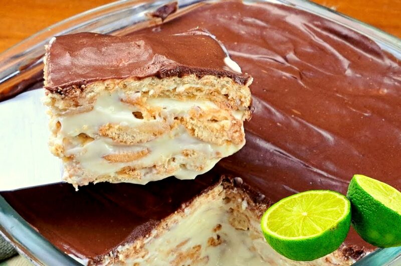 Pavê de Limão com Chocolate