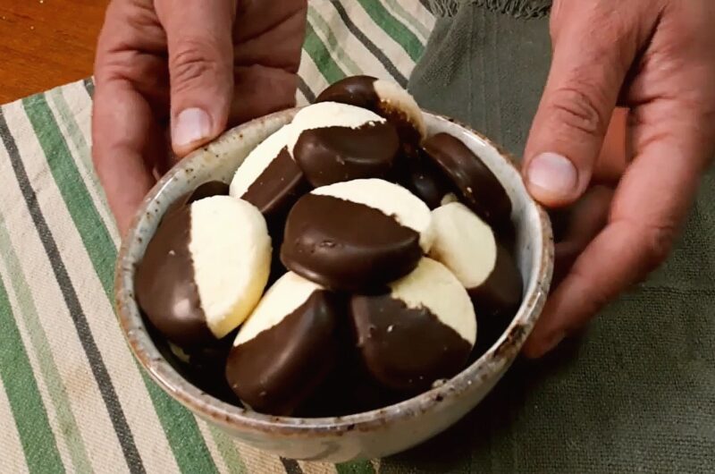 Biscoito Amanteigado com Chocolate