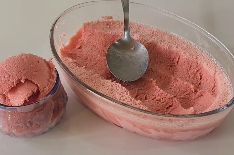 Sorvete de Morango