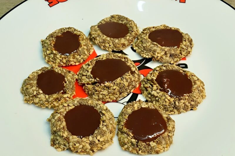 Biscoitos de Sementes com Chocolate